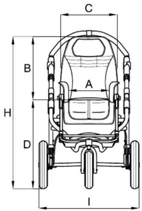 Life & Mobility NewBug - TECHNICAL SPECIFICATIONS of Bug with 3 wheels BASE 901 - 1