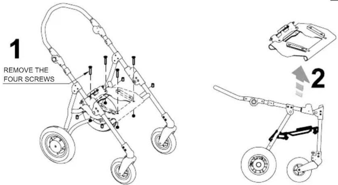 Life & Mobility NewBug - HOW TO REVERSE THE SEAT SO THAT THE CHILD FACES HIS MOTHER (FIG. A) - 2