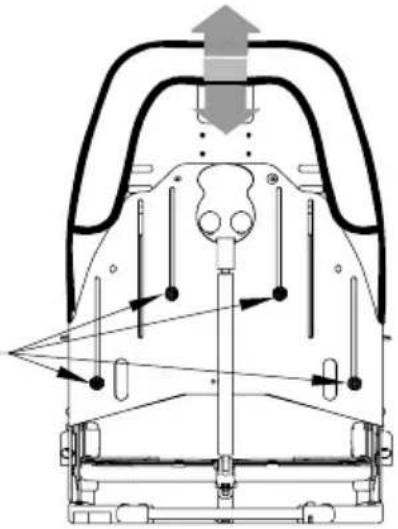 Life & Mobility NewBug - ADJUSTING THE HEIGHT OF THE BACKREST - 2