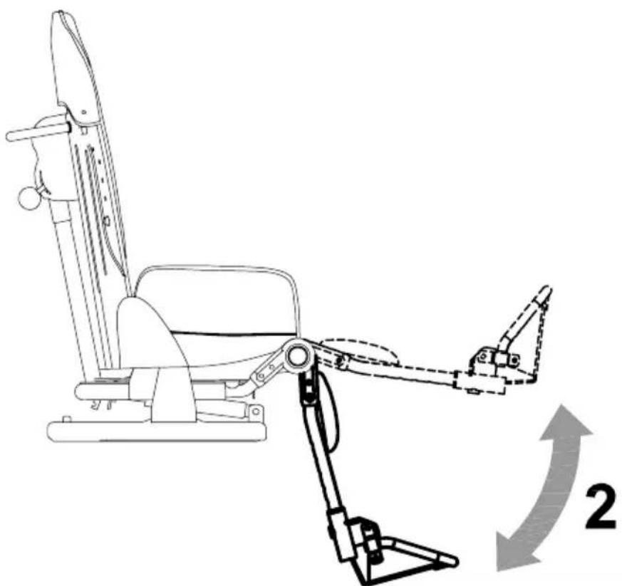 Life & Mobility NewBug - ADJUSTING THE LEGREST - 2