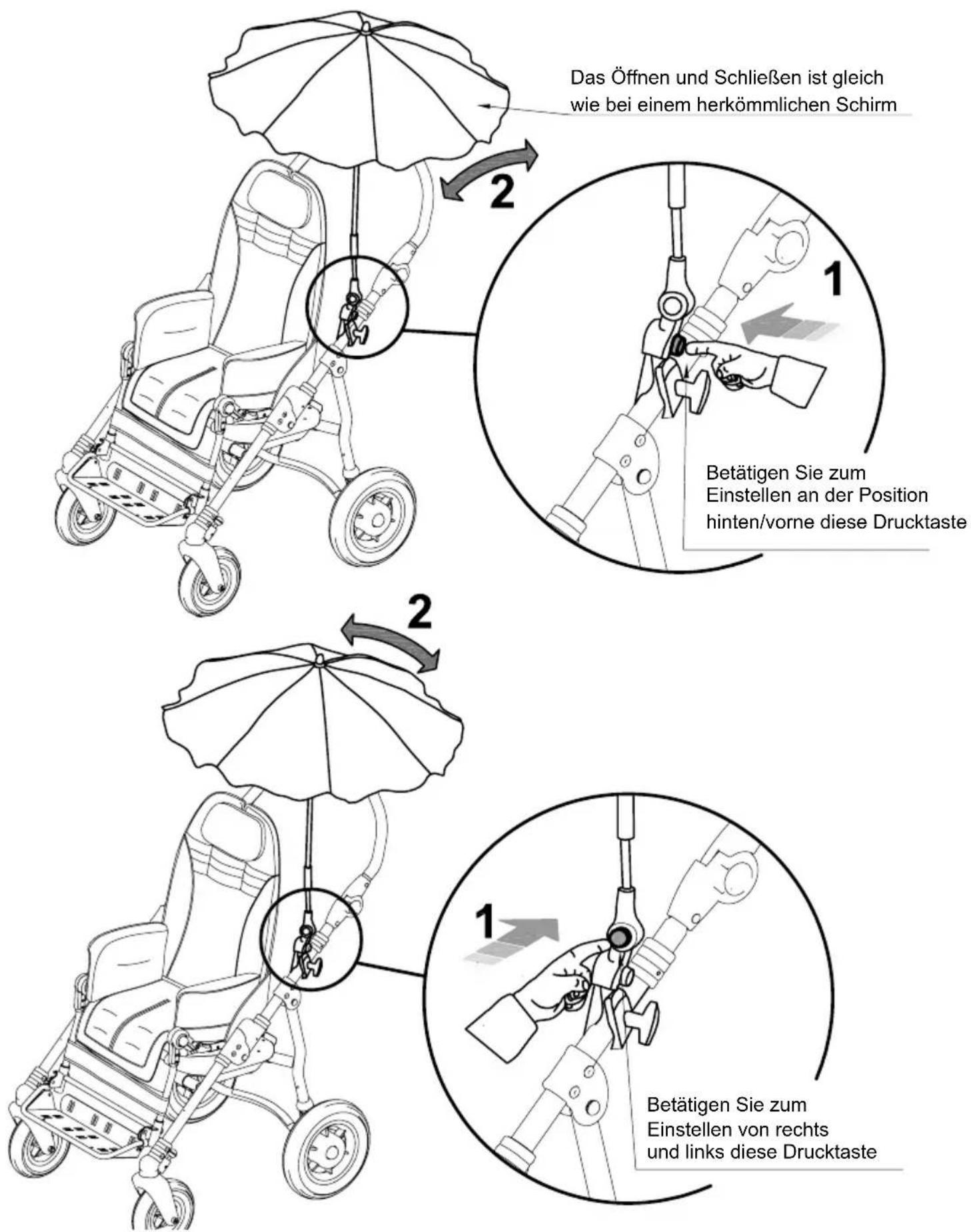Life & Mobility NewBug - B-EINSTELLUNG MIT DEN DRUCKTASTEN - 1
