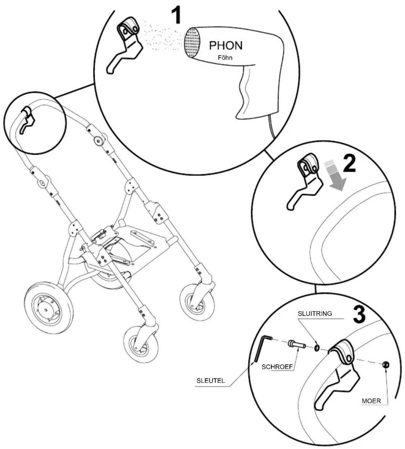 Life & Mobility NewBug - C- DE HANDGREEP VAN DE HANDREM VASTZETTEN - 1
