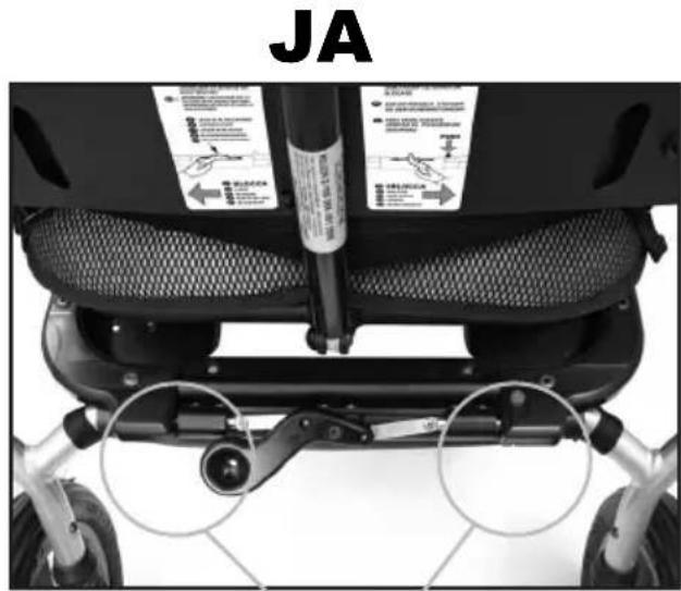Life & Mobility NewBug - CONTROLER ALTIJD voor elk gebruik, of de ZITTING STEVIGisBEVESTIGDAAN HET FRAME - 2