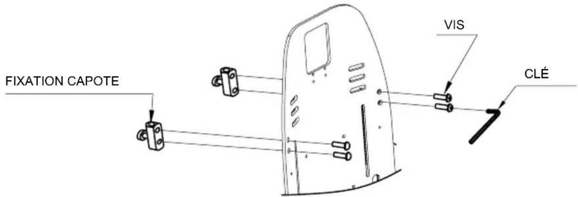 Life & Mobility NewBug - POUR RÉGLER LA POSITION DE L'APPUI-TÊTE, DESSERRRER LÉGÉRÉMENT LES VIS SITUÉES DERRIÈRE L'APPUI-TÊTE À L'AIDE DE LA CLÉ FOURNIE AVEC LA POUSSETTE - 14
