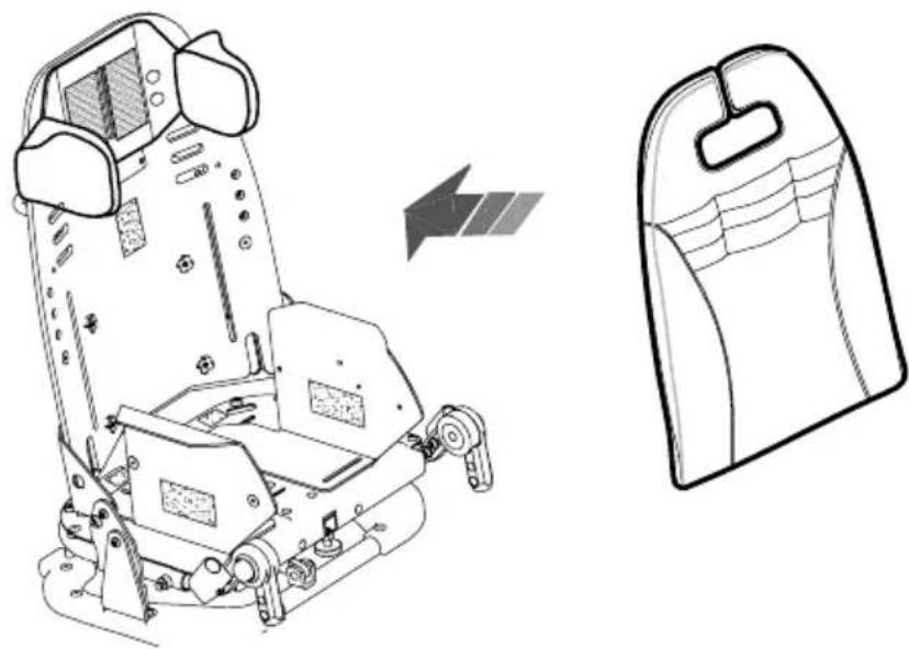 Life & Mobility NewBug - KOPFSTÜTZE MIT SCHEIDELBEIN-SCHUTZPOLSTER 852   höhen- und breitenverstellbar - 2