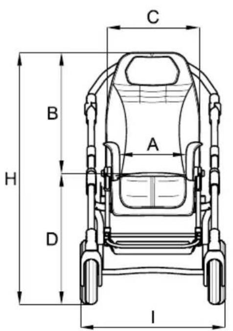 Life & Mobility NewBug - CARACTERISTIQUES DIMENSIONNELLES de BUG avec BASE 869 - 1