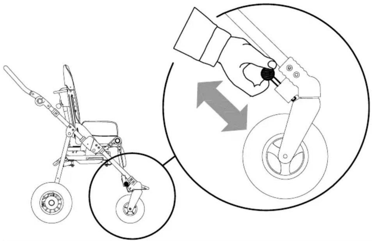 Life & Mobility NewBug - ADJUSTING THE INCLINATION OF THE HANDLE - 2