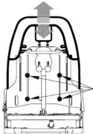 Life & Mobility NewBug - ADJUSTING THE HEIGHT OF THE BACKREST - 1