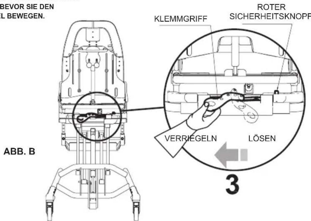 Life & Mobility NewBug - SITZEINHEIT auf das ZIMMERUNTERGESTELL MONTIEREN - 3