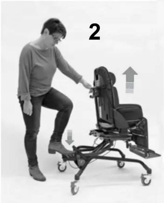 Life & Mobility NewBug - ADJUSTING THE HEIGHT OF THE SEAT - 3