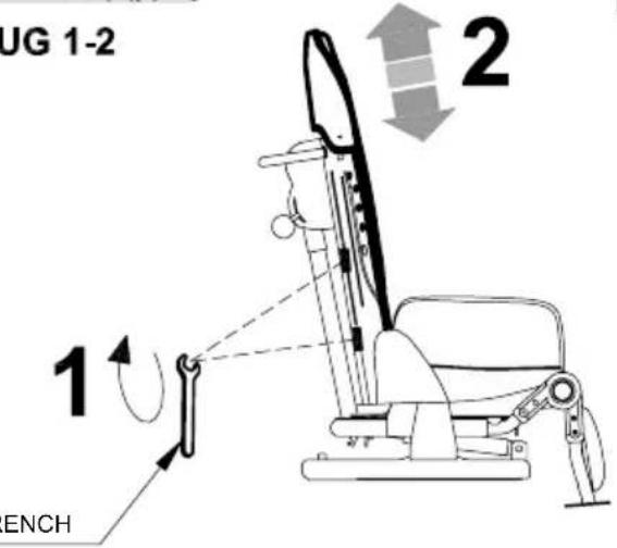 Life & Mobility NewBug - ADJUSTING THE HEIGHT OF THE BACKREST - 3