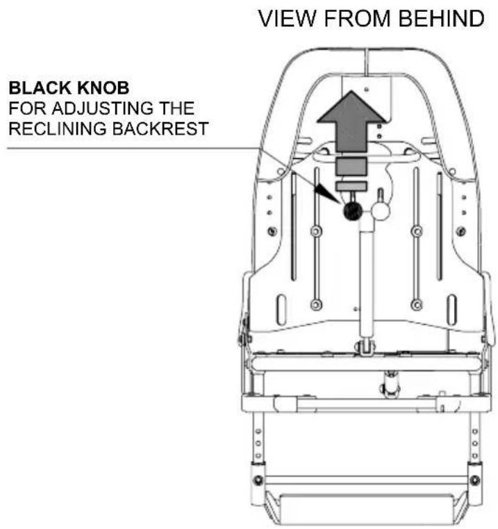 Life & Mobility NewBug - RECLINING THE BACKREST - 1