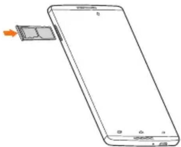 ORANGE Nura 2 - Insérer la carte SIM et la carte micro SD - 1