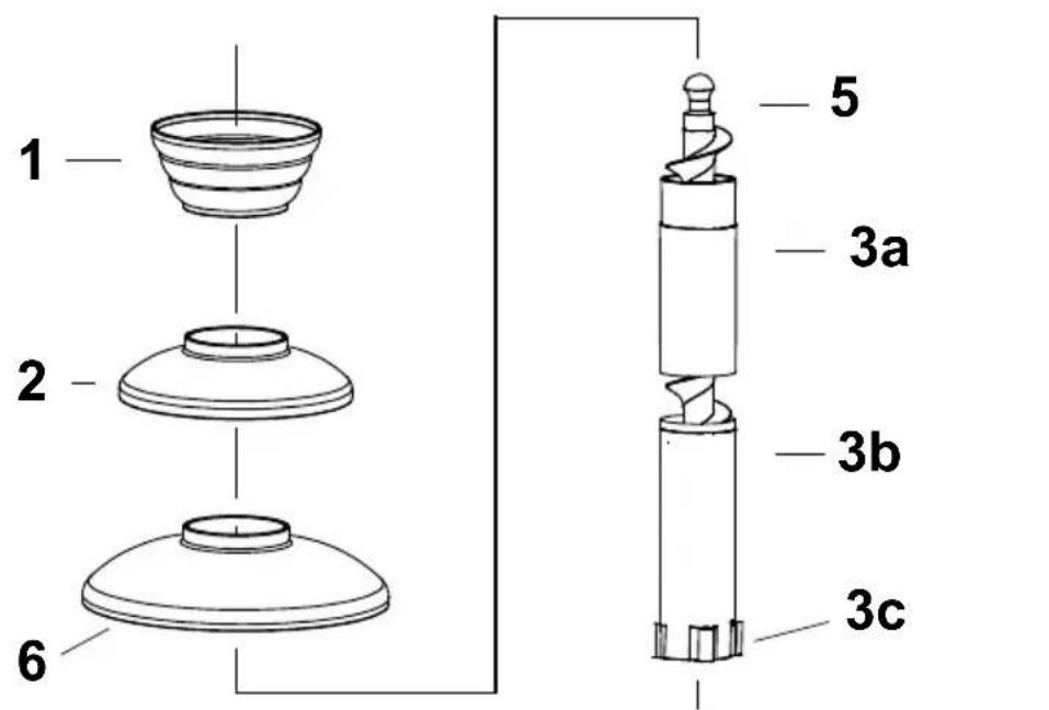 Sephra CF18L - COMPOSANTS DE LA FONTAINE DE FONDUE - MODELE "SELECT" - 1