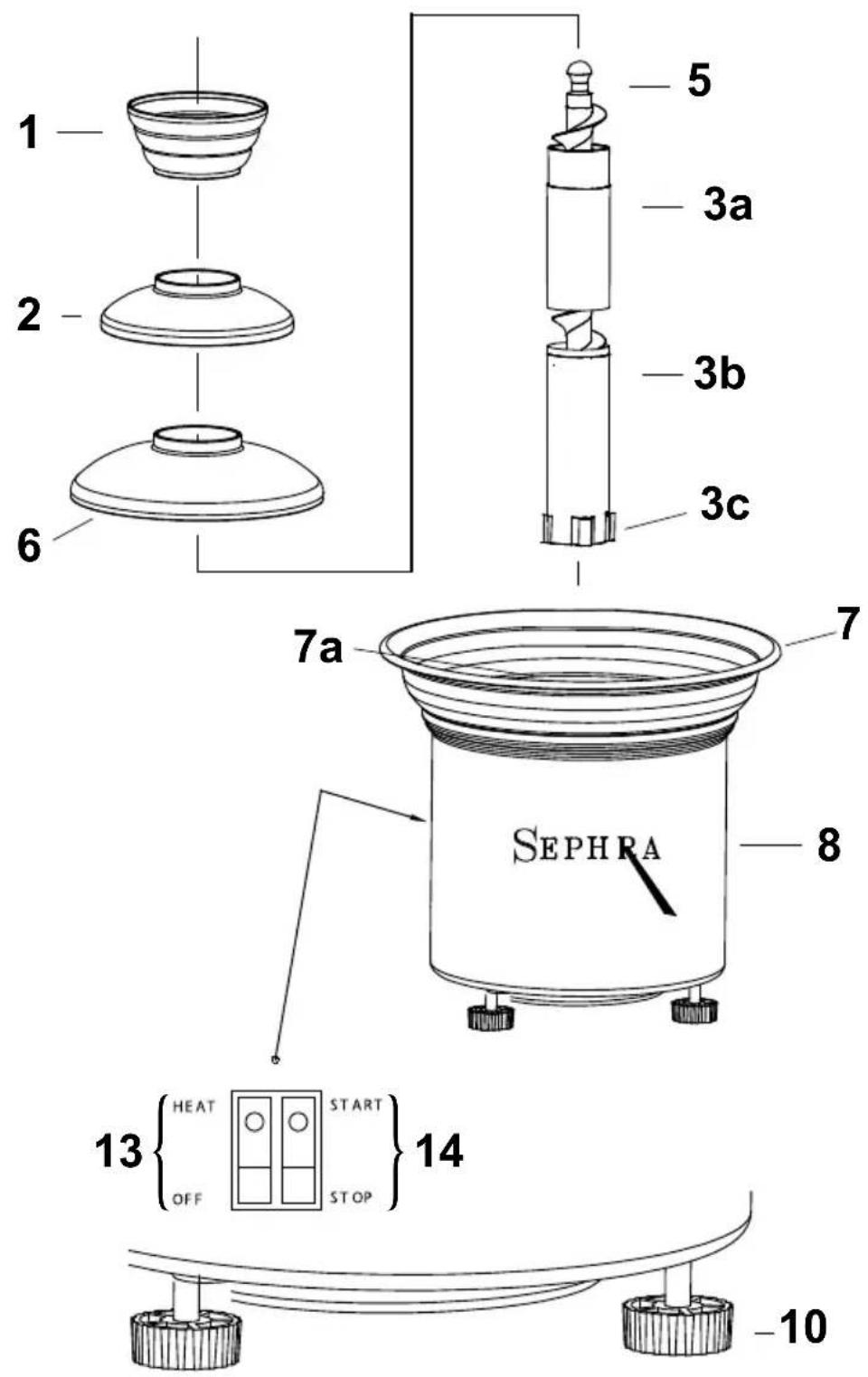 Sephra CF16E - Modèle Select: - 6