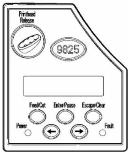 Paxar Monarch 9825 - Feed/Cut: - 1