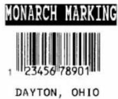 Paxar Monarch 9825 - ENTRETIEN - 1