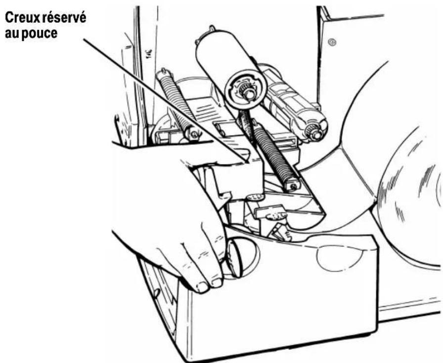 Paxar Monarch 9800 - 2-2 Installation des consommables - 5