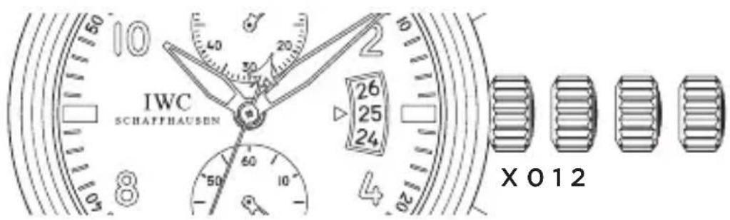 IWC Pilot Chronograph 3880 - LES FONCTIONS DE LA COURONNE - 1