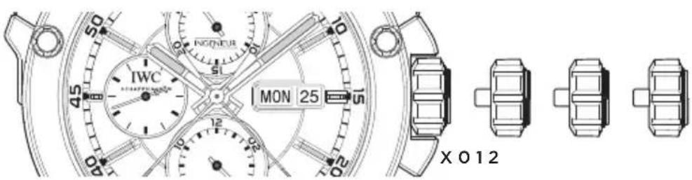 IWC Ingenieur Double Chronograph Titanium 3865 - DIE FUNKTIONEN DER KRONE - 1