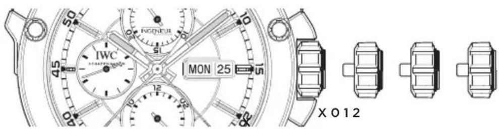 IWC Ingenieur Double Chronograph Titanium 3865 - AS FUNCOES DA COROA - 1
