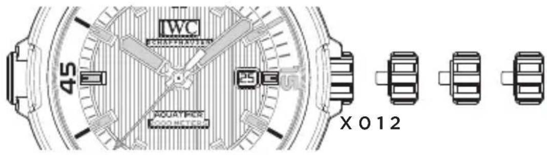 IWC Aquatimer Automatic 2000 3580 - DIE FUNKTIONEN DER KRONE - 1
