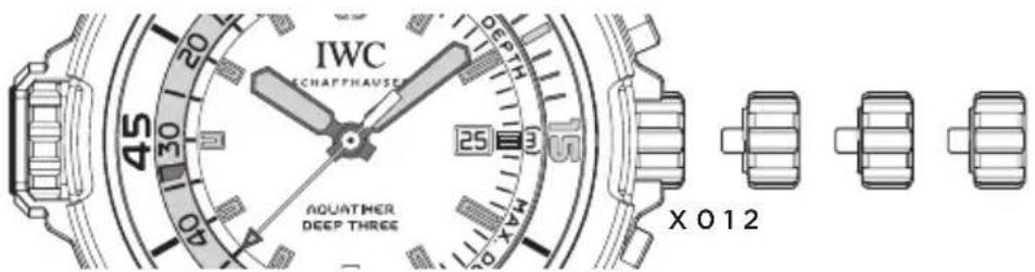 IWC Aquatimer Deep Three 3557 - LES FONCTIONS DE LA COURONNE - 1