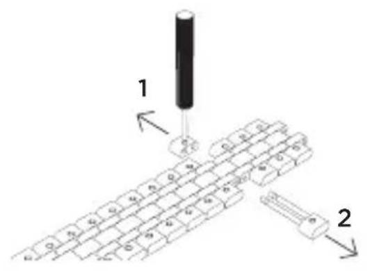 IWC Pilot Mark XVII 3265 - DETERMINER LES MAILLONS À ENLEVER - 1