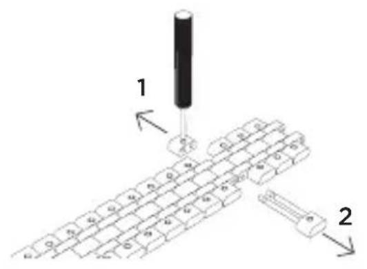 IWC Pilot Mark XVII 3265 - A DETERMINACAO DOS ELOS A SEREM REMOVIDOS - 1