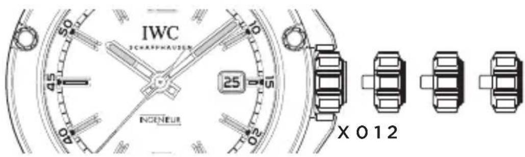 IWC Ingenieur Automatic 3225 - FUNCTIONS OF THE CROWN - 1