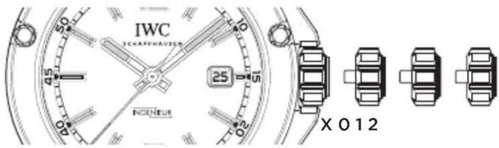 IWC Ingenieur Automatic 3225 - AS FUNÇÉS DA COROA - 1