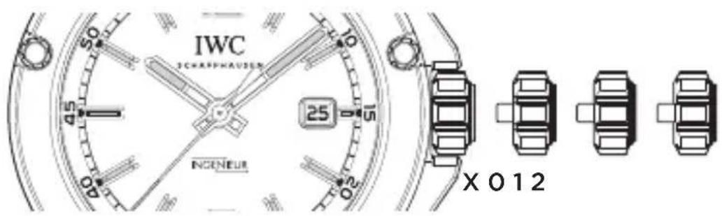 IWC Ingenieur Automatic 3225 - LAS FUNCIONES DE LA CORONA - 1