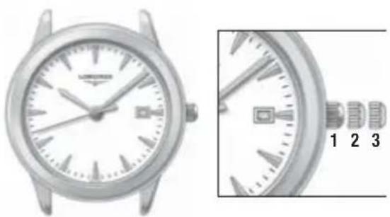 LONGINES L697 Retrograde Automatic - Couronne à 3 positions - 1