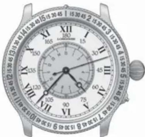 LONGINES L697 Retrograde Automatic - Le cadran espace/temps et son fonctionnement - 1