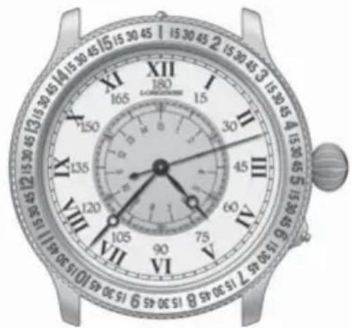 LONGINES L696 Chronograph Automatic - Le cadran espace/temps et son fonctionnement - 1