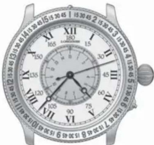 LONGINES L667 Chronograph Automatic - Le cadran espace/temps et son fonctionnement - 1