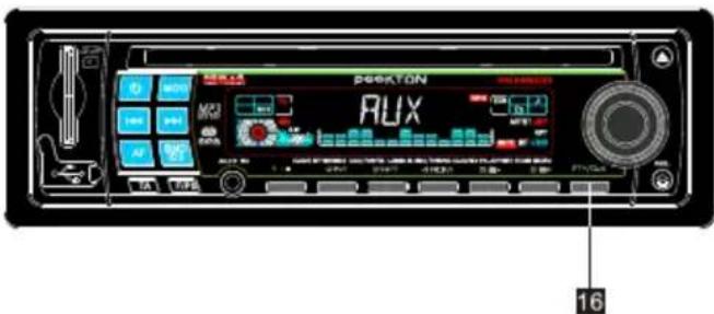 PEEKTON PKM 600 RDS - Affichage et réglage de l'heure - 1
