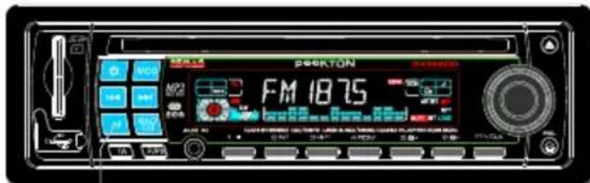 PEEKTON PKM 600 RDS - Fonction AF - 1