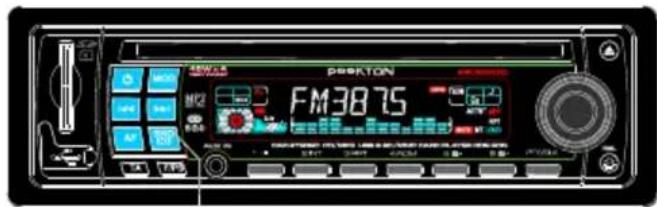 PEEKTON PKM 600 RDS - Sélecteur de bande radio - 1