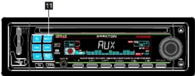 PEEKTON PKM 600 RDS - ▶ Sélecteur de la source de lecture - 1