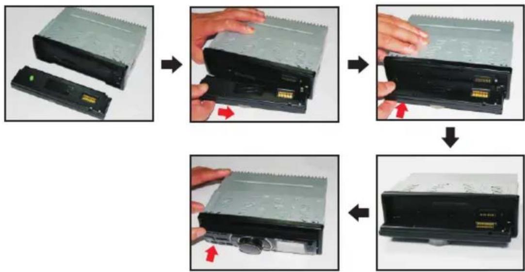 PEEKTON PKM 192i - Replacer la façade - 1