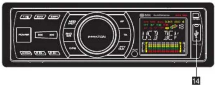 PEEKTON PKM 192i - Fonctionnement du lecteur USB - 1