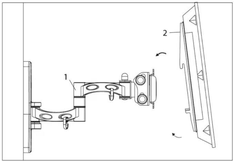 Dream Audio PX2512 - Schritt 4: TV-Gerät an die Wandhalterung hangen - 2