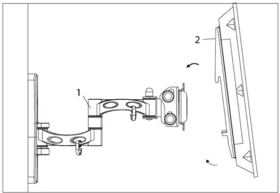 Dream Audio PX2512 - Etape 4: Suspendre la TV au support mural - 2