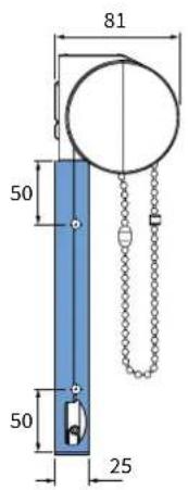 Verano Standard 222 - Zijgeleiding · Side profile · Seitenprofil · Profilé létéral - 3
