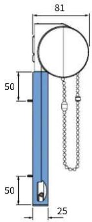 Verano Standard 222 - Zijgeleiding · Side profile · Seitenprofil · Profilé létéral - 4