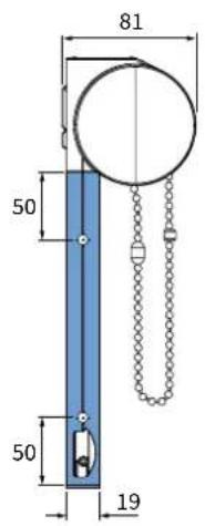 Verano Standard 222 - Zijgeleiding · Side profile · Seitenprofil · Profilé létéral - 3