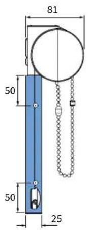 Verano Casette 225 - Zijgeleiding · Side profile · Seitenprofil · Profilé létéral - 3