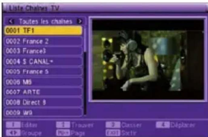 VISIONIC VNT 200 - Changement de chaîne - 1
