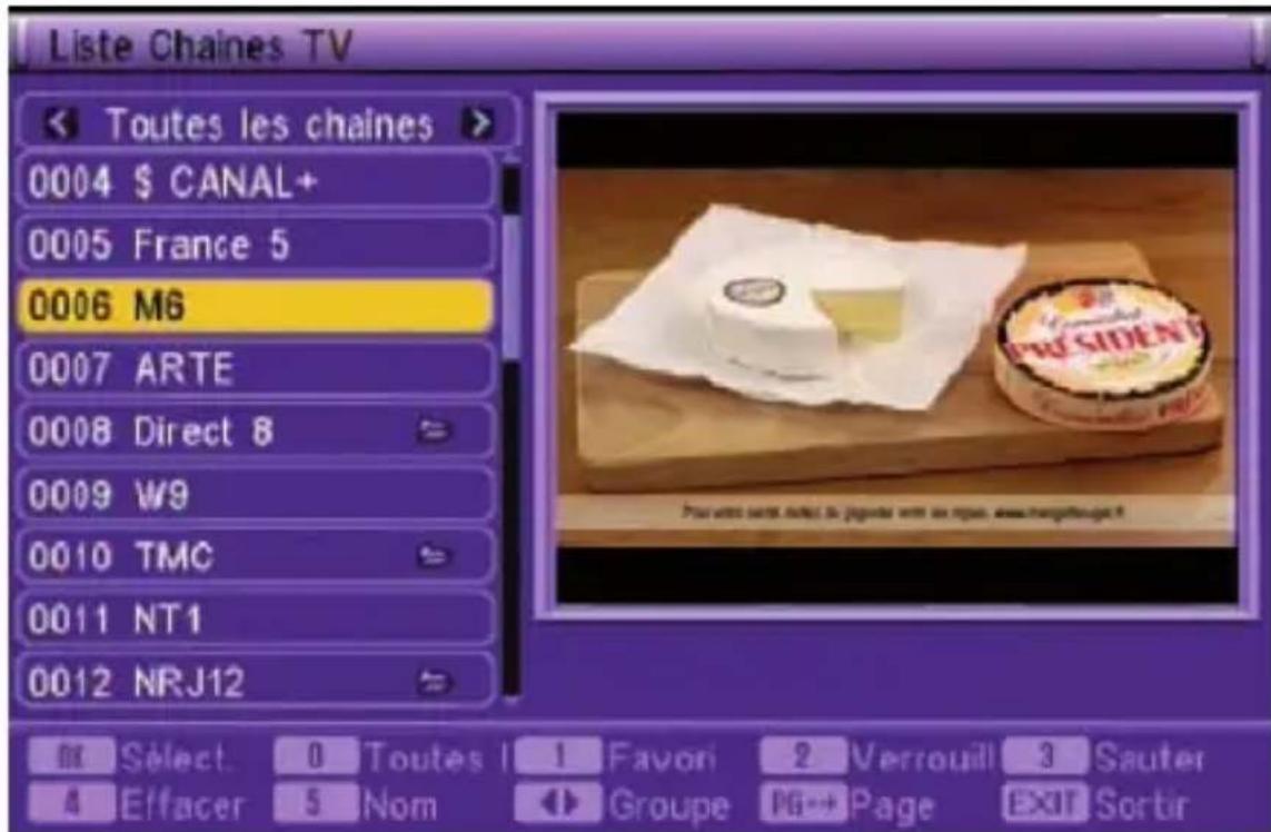 VISIONIC VNT 200 - Éditer : utiliser la touche «4» pour accéder à ce menu : - 1